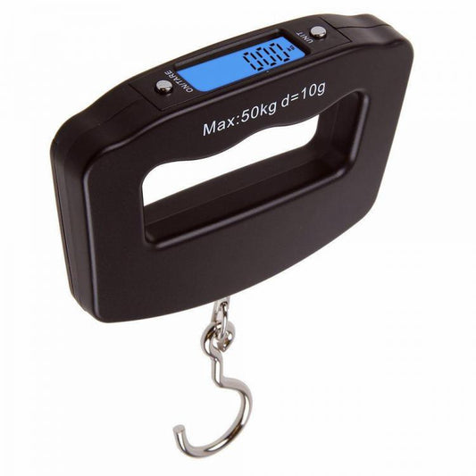BILANCIA DA VIAGGIO 10g-50Kg PORTATILE PESA VALIGIE BAGAGLI display digitale LCD