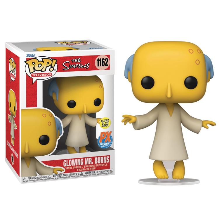 Funko Pop ! Television The Simpsons - (1162) Glowing Mr. Burns Gitd Special Px