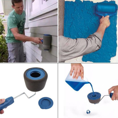 Paint Runner- Rullo Da Pittura Verniciatore Verniciare Con Serbatoio Anti Goccia