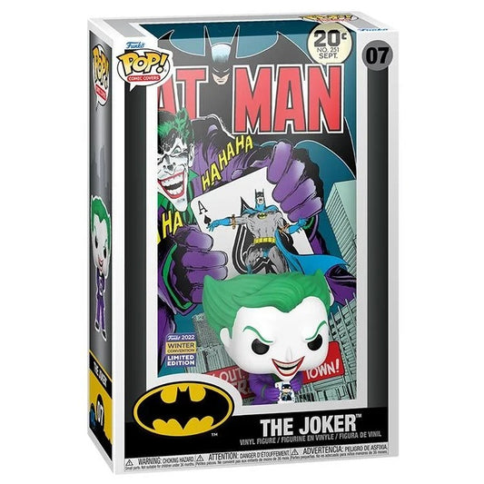 Funko Pop ! Comic Covers:  Dc Comics (07) Joker (Exclusive) Figure Di Batman