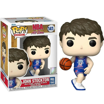 Funko Pop Nba All-Stars - John Stockton (141) Basketball Figure 1992 Pop Vynil