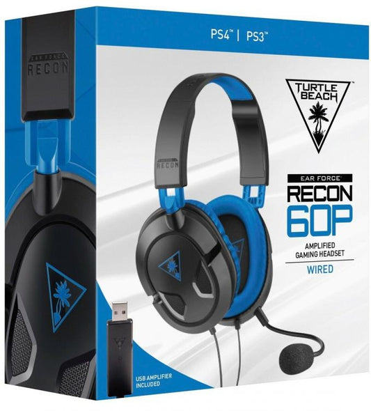 Turtle Beach Recon 60P Cuffie Wired Gioco Xbox One Ps4 Mac Pc Stereo Microfono
