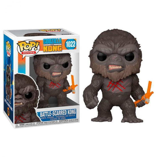 Funko Pop Godzilla Vs Kong 1022 Battle-Scarred Kong Vinyl Collezione Sigillato