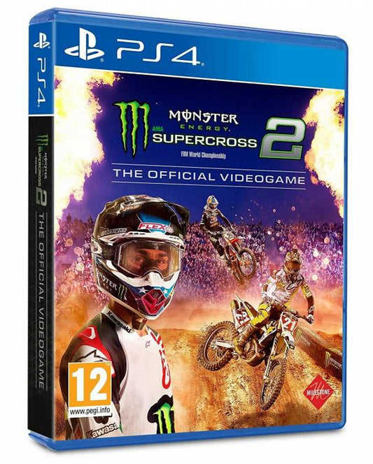 Monster Energy Supercross 2 Ps4 Italiano Moto Gp Play Station 4 Mx Moto Cross