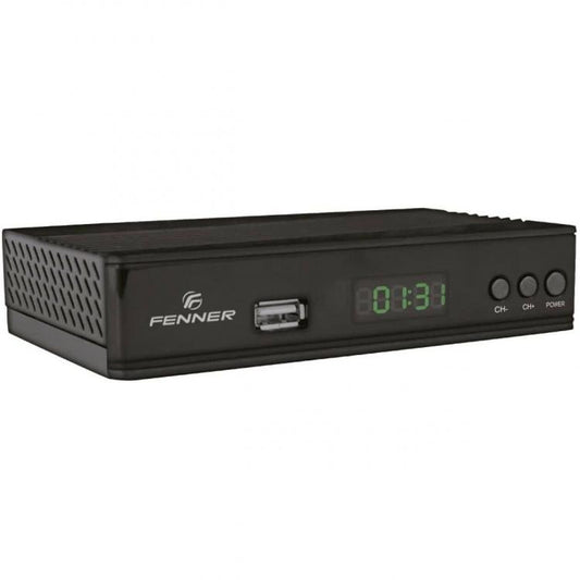 Fenner Decoder Digitale Terrestre Tv Full Hd Dvb-T2/Hevc Usb 2.0 Hdmi Led Fn-Gx2
