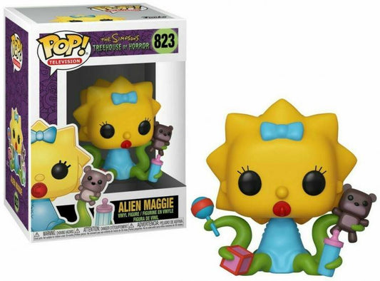 Funko Pop ! The Simpson (823) Alien Maggie Vinyl Figure Horror Simpsons