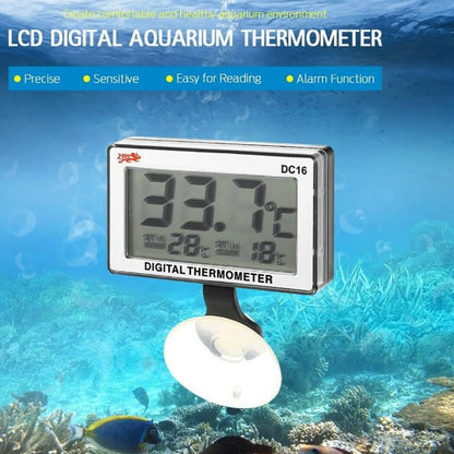Termometro Ventosa Digitale Lcd Sonda Per Acquario Frigo Misura Temperatura Dc16
