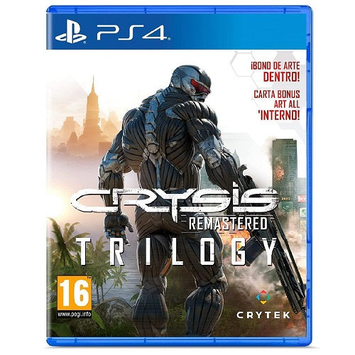 CRYSIS REMASTERED TRILOGY PS4 VIDEOGIOCO PLAYSTATION 4 ITALIANO GIOCO NUOVO PS5