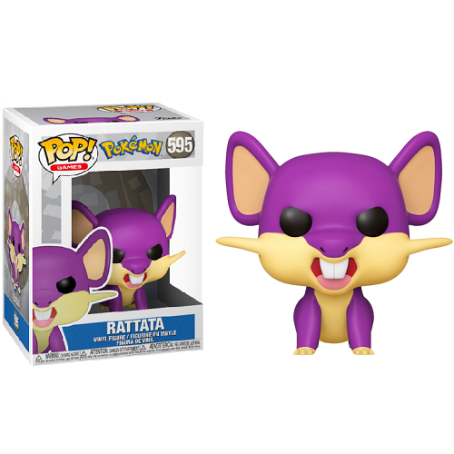 Funko Pop ! Games Pokemon (856) Rattata - Topo Vinyl Figure Ratto Vinyl Mouse