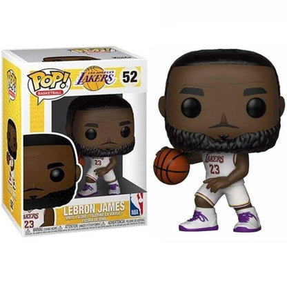 Funko Pop ! Nba Los Angeles Lakers - (52) Lebron James White Jersey Away 9Cm