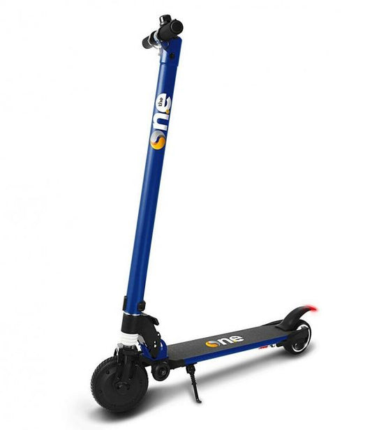 The One - Spillo Monopattino Scooter Elettrico 250W Pieghevole Bluetooth - Blu