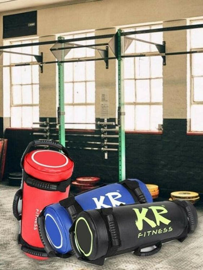 Sacca Sabbia Per Body Building Fitness Da 20Kg Ecopelle Allenamento Pesi Da Boxe