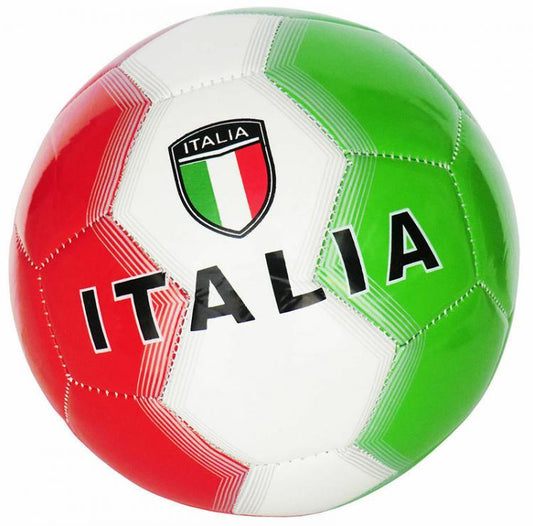 Pallone Palla Da Calcio Calcetto Football Misura 5 Regolamentare Bandiera Italia