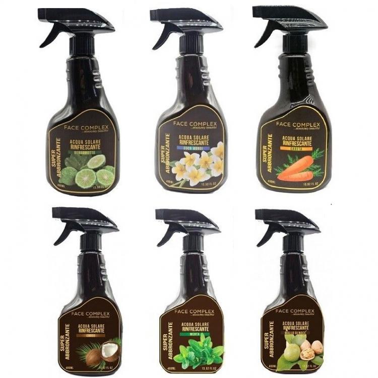 Face Complex Acqua Solare Varie Fragranze Abbronzante Profumato Spray Viso Corpo