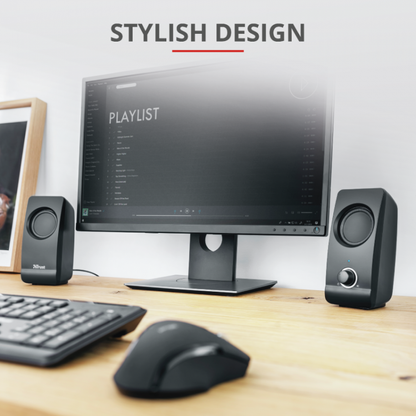 Trust Remo Speaker 2.0 Casse Pc Audio Set Altoparlanti Stereo Desktop Usb 16W