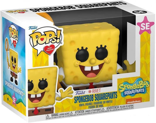 Funko Pop ! With Purpose Spongebob Squarepants (Se) Rivet Vinyl Figure Special