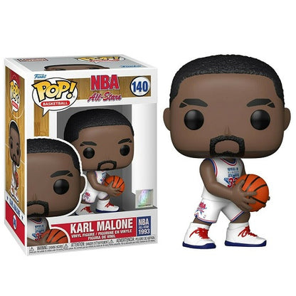 Funko Pop ! Nba All-Stars - Karl Malone (140) Basketball Figure (1993) 9Cm