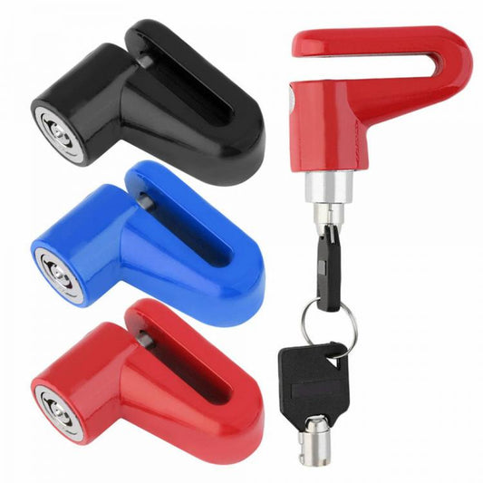 Lucchetto Bloccadisco Antifurto Blocca Disco In Acciaio Per Moto Scooter E Bici