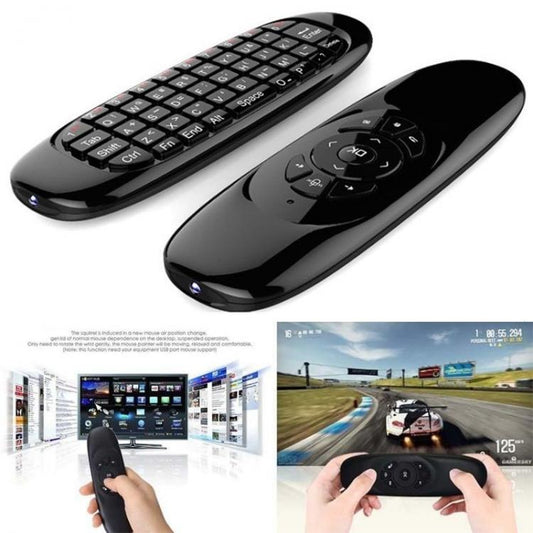 Telecomando Air Mouse Mini Tastiera Wifi Wireless 2.4Ghz Pc Android Smart Tv Box