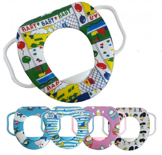 Riduttore Wc Water Per Bambini Sedile Morbido Copriwater Fantasie Varie 59783