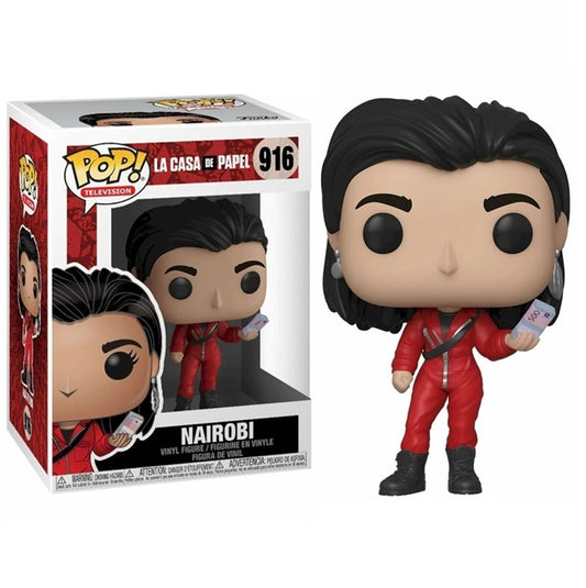 Funko Pop ! Television La Casa De Papel - (916) Nairobi Figure Casa Di Carta 9Cm