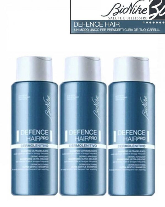 Shampoo Bionike Ultradelicato Dermolenitivo Defence Hair Pro 100Ml Cfz Da 3 Pz