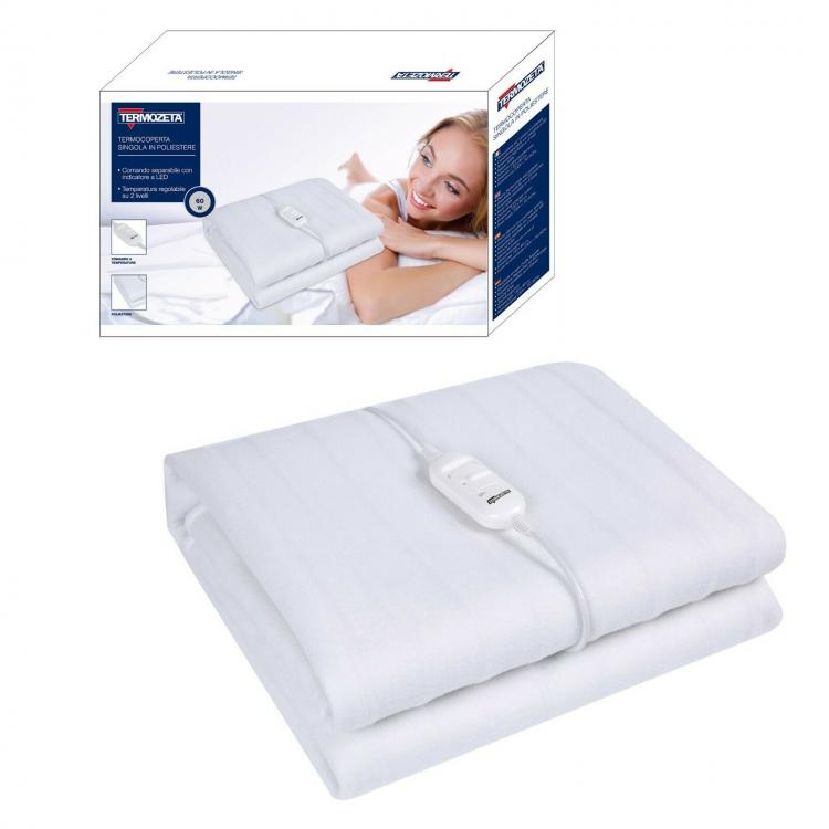 Termozeta Termocoperta Elettrica Singola Con Protezione Poliestere 60W Stufa Led