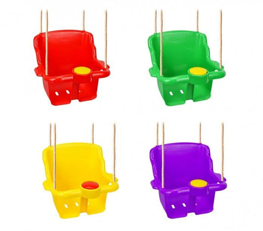 Seggiolino Altalena Bambini Bimbi Clacson Protezione Anticaduta Esterno Giardino