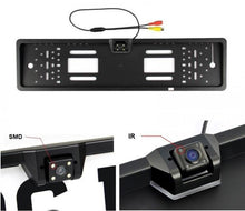 Kit Portatarga Con Telecamera Retromarcia Monitor 4.3" Retrocamera Auto Camper