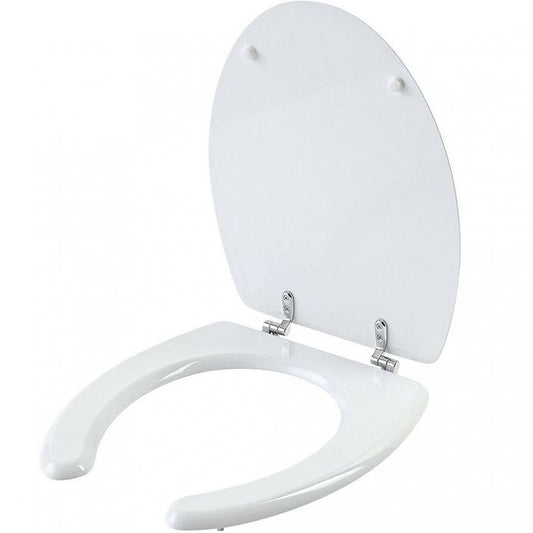 COPRIWATER COPRI WATER SEDILE WC BAGNO PER DISABILI APERTURA CENTRALE LEGNO MDF