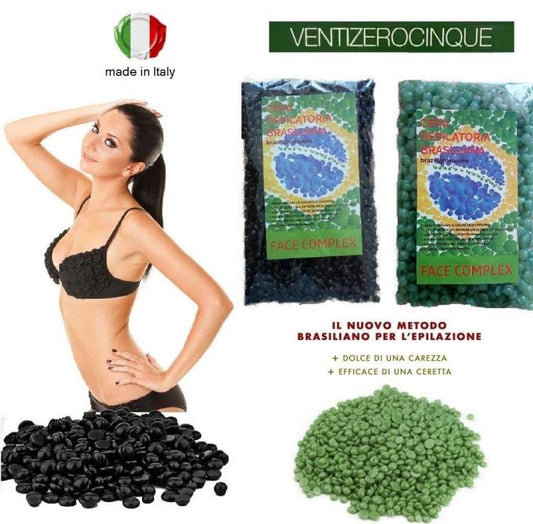 2X CERA IN GOCCE CERETTA BRASILIANA IN PERLE SENZA STRISCE INDOLORE 340G TOTALI