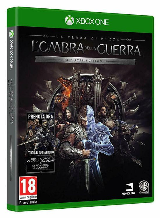 La Terra Di Mezzo: L'Ombra Della Guerra Silver Edition Xbox One Italiano Nuovo