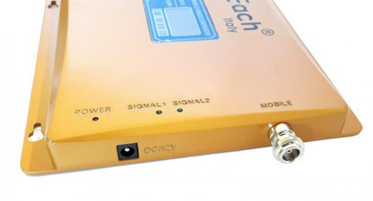 Kit Ripetitore Di Segnale Amplificatore Booster Antenna Gsm Dcs 4G Universale