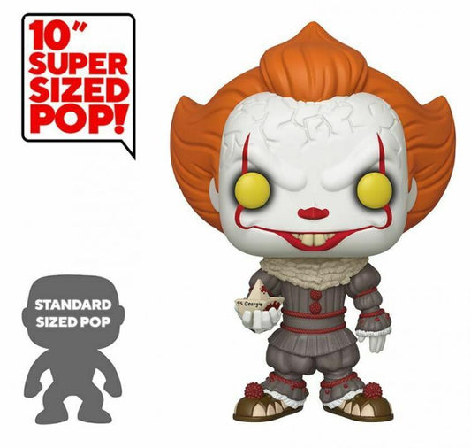 Funko Pop Horror Movies It Pennywise With Boat 786 Vinyl Figure 25Cm Oversize