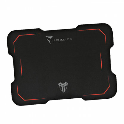 Techmade Kit Mouse Usb + Tappetino Gaming Led Rosso Desktop Mousepad Pc Notebook