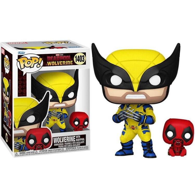 Funko Pop ! Marvel Studios - Deadpool & Wolverine (1403) Wolverine W/Babypool