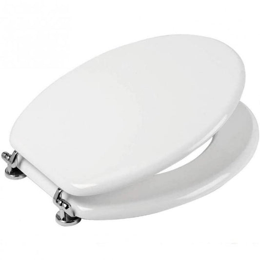 COPRIWATER UNIVERSALE TINTA UNITA BIANCO RESISTENTE CERNIERE ACCIAIO WC BAGNO