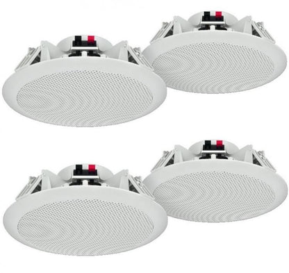 Kit 4 Pz Casse Da Incasso Audio Per Soffitto Filodiffusione Speaker Altoparlante