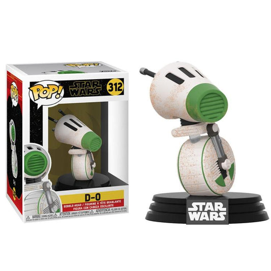 Funko Pop ! Star Wars - (312) D-O Figure Statuetta Da Collezione Statuina 9Cm