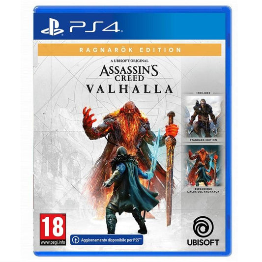 ASSASSIN'S CREED VALHALLA - RAGNAROK EDITION PS4 DOUBLE PACK PLAYSTATION 4 NUOVO
