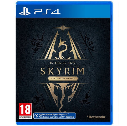 The Elder Scrolls V Skyrim - Anniversary Edition Ps4 Gioco Italiano Nuovo Up Ps5