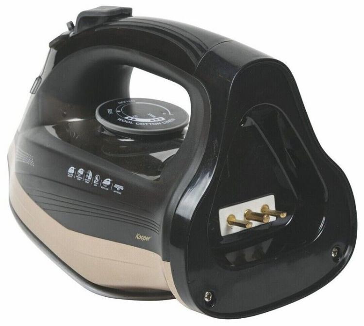 Kooper Ferro Da Stiro Cordless A Vapore Nerone Base Ceramica 2200W Autopulente