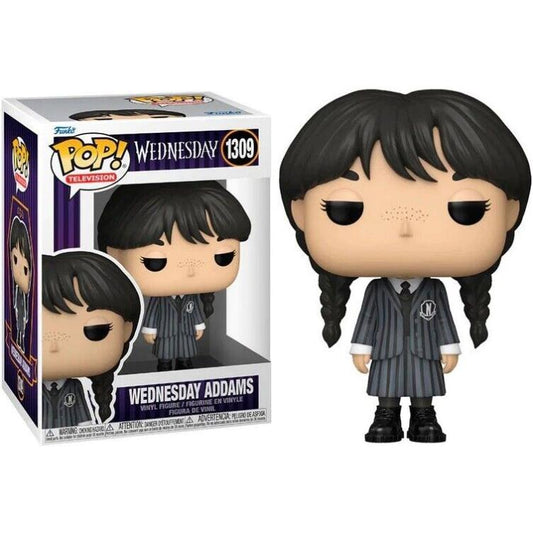 Funko Pop ! Tv Wednesday - (1309) Wednesday Addams Figure Mercoledi Vinyl 9Cm