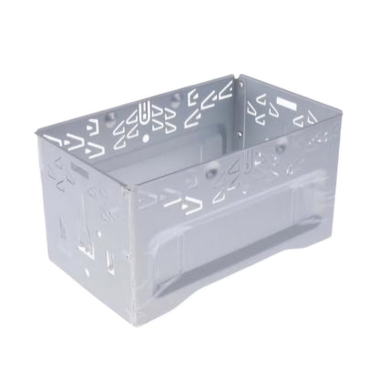 Carrello Slitta Gabbia Supporto Autoradio 2 Din Universale Alluminio Stereo Auto