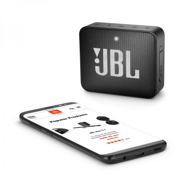 Jbl Go2 Bluetooth Speaker Cassa Usb Aux In Musica Diffusore Audio Portatile Nero