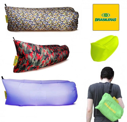 Softair Brasileras Lettino Gonfiabile Mare Sacco Letto Ad Aria Sdraio Materasso