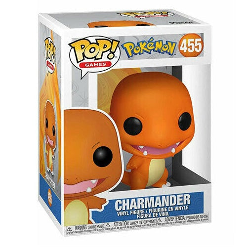 Funko Pop ! Games Pokemon - (455) Charmander Figure Vinyl 9Cm Evo Charizard