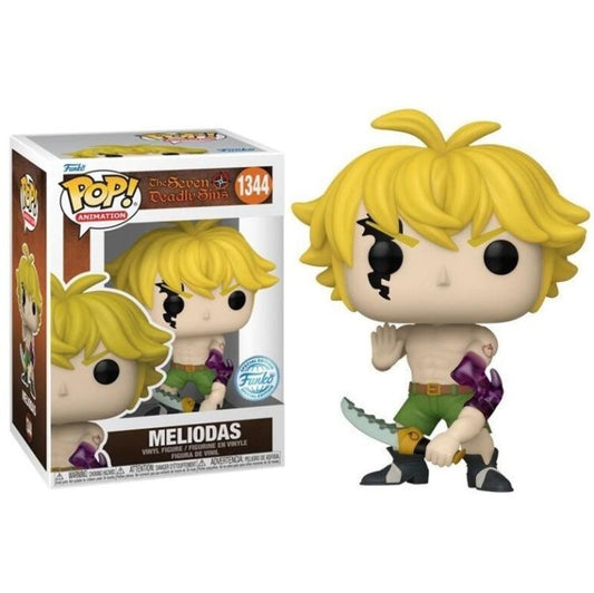 Funko Pop ! Animation Seven Deadly Sins (1344) Meliodas Special Edition Exm