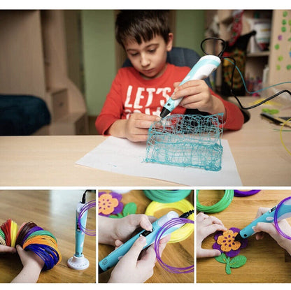 Penna 3D Per Stampa Stereoscopica Con Set Di Filamenti Inclusi V 2.0 3D Pen G-2
