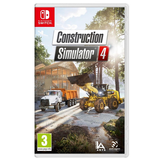 CONSTRUCTION SIMULATOR 4 NINTENDO SWITCH GIOCO ITALIANO MULTILINGUA NUOVO